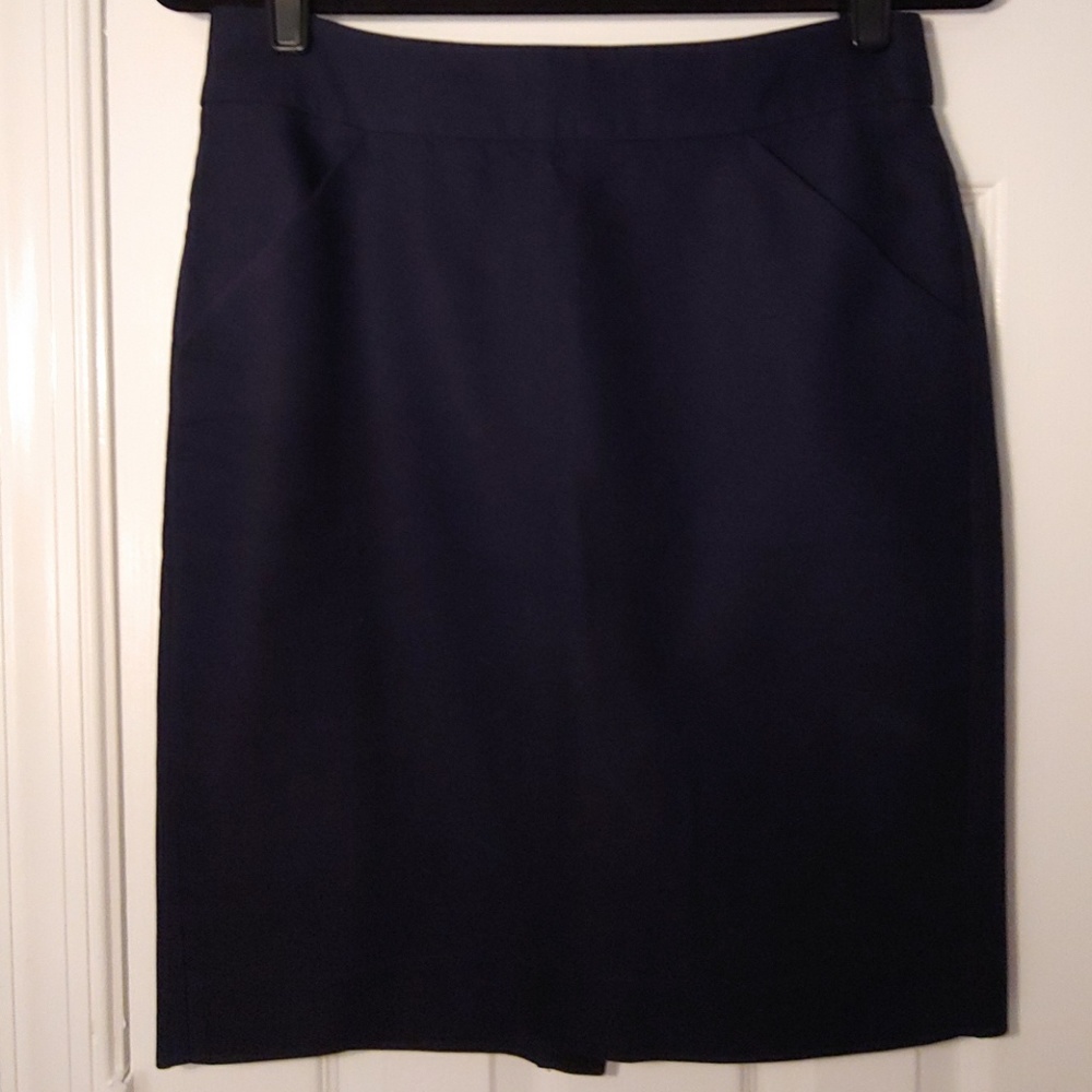 J. Crew Pencil Skirt in Double Serge Cotten